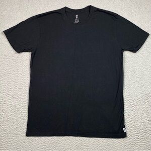 Cariloha T Shirt Men's Size L Black Bamboo Blend Short Sleeve Crewneck Large